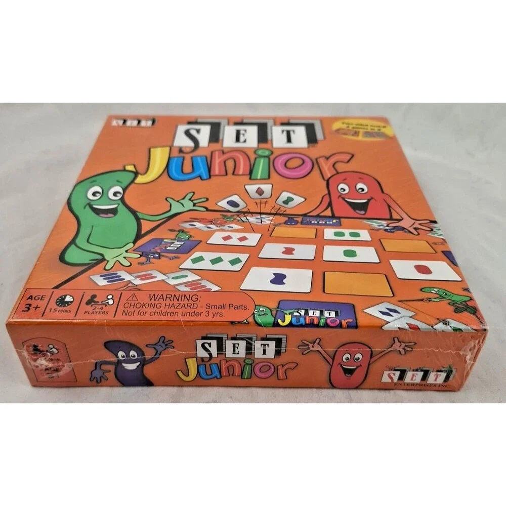 SET Junior Two-sided board! 2 games in 1!  (2012) New/Sealed *** Free Shipping